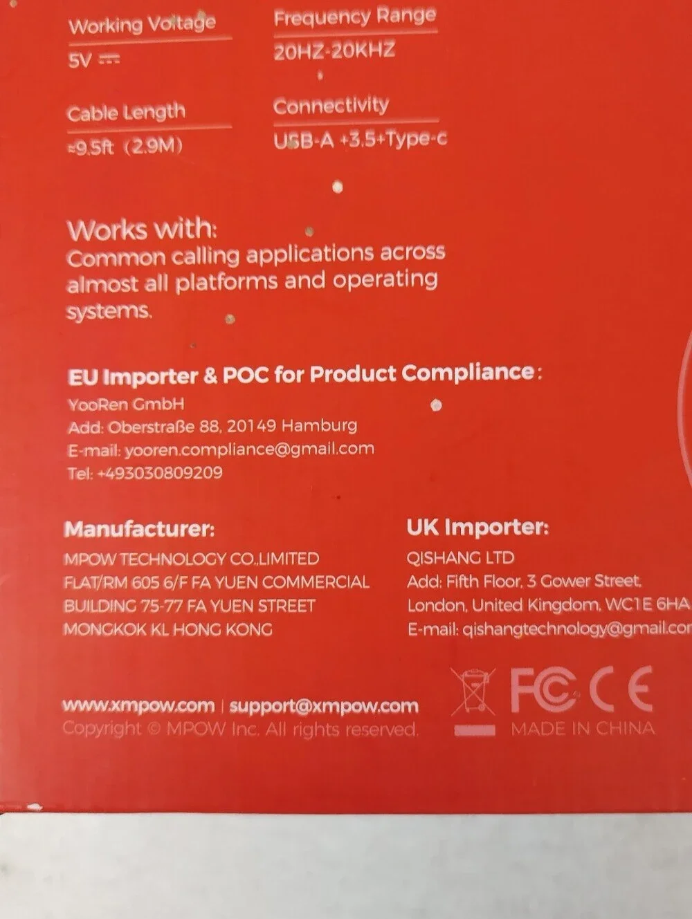 Mpow hc8 wired